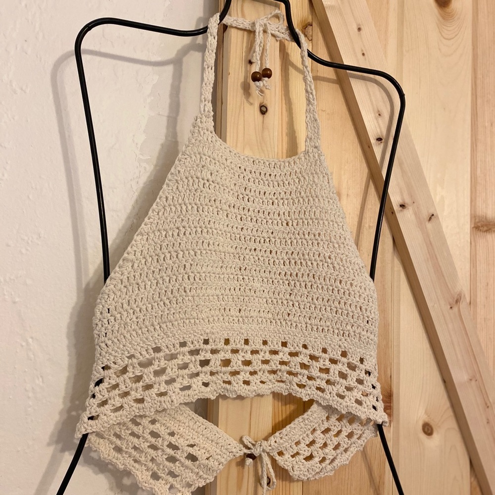 Crochet crop top